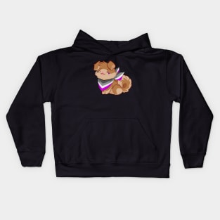 Asexual Pupper Kids Hoodie